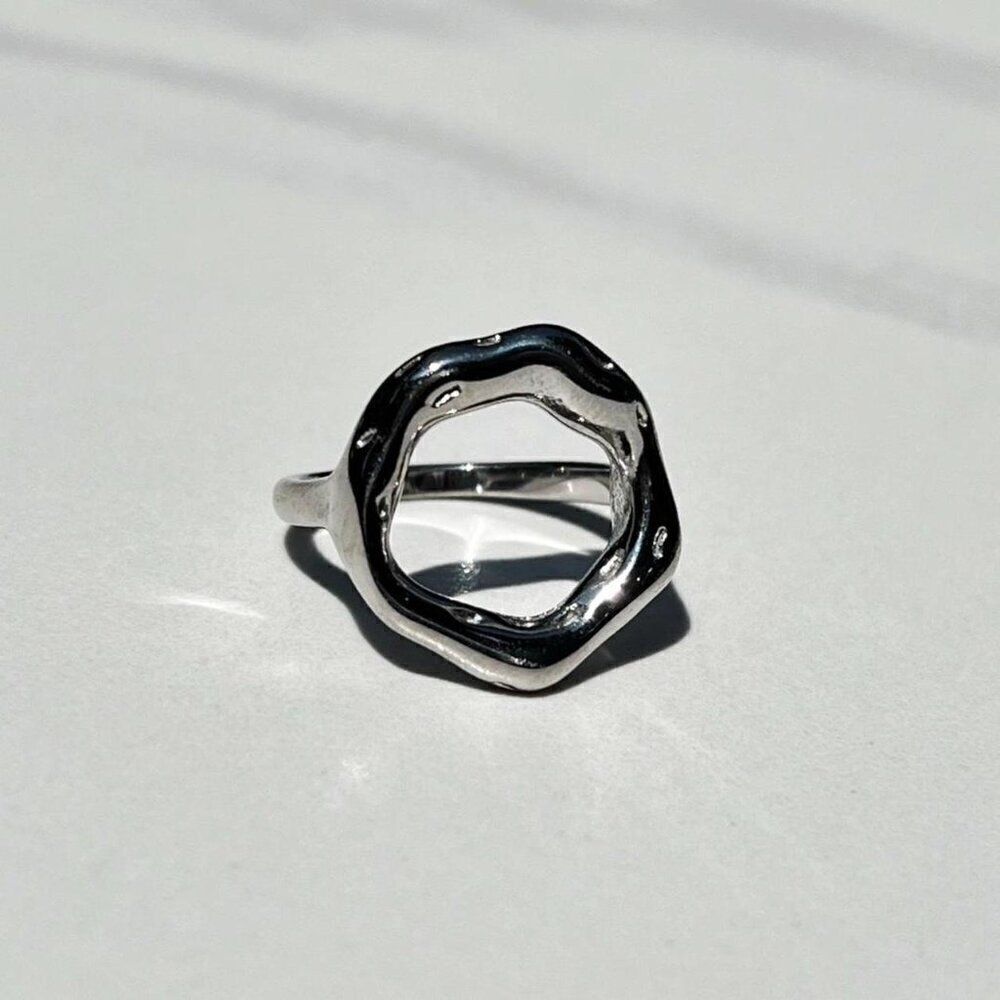 New! “Sophia” Silver Circle Ring